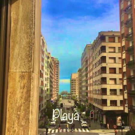 Rocamar Centro Playa San Lorenzo - Parking Gratuito Gijón Kültér fotó